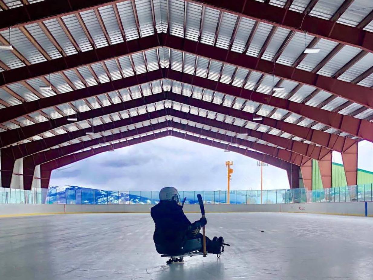 sled hockey at Kotler Ice Arena